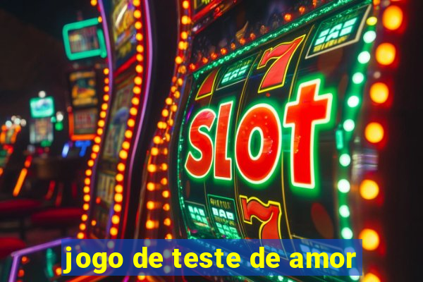 jogo de teste de amor